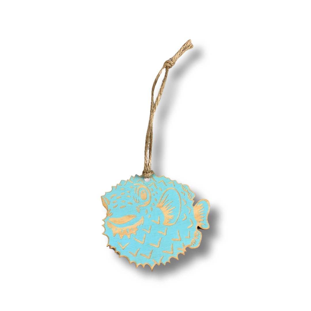 Mermaid of Hilton Head - Vendita all'ingrosso Decorazione - Decorazioni di Natale in legno con tema vita marina e oceano10