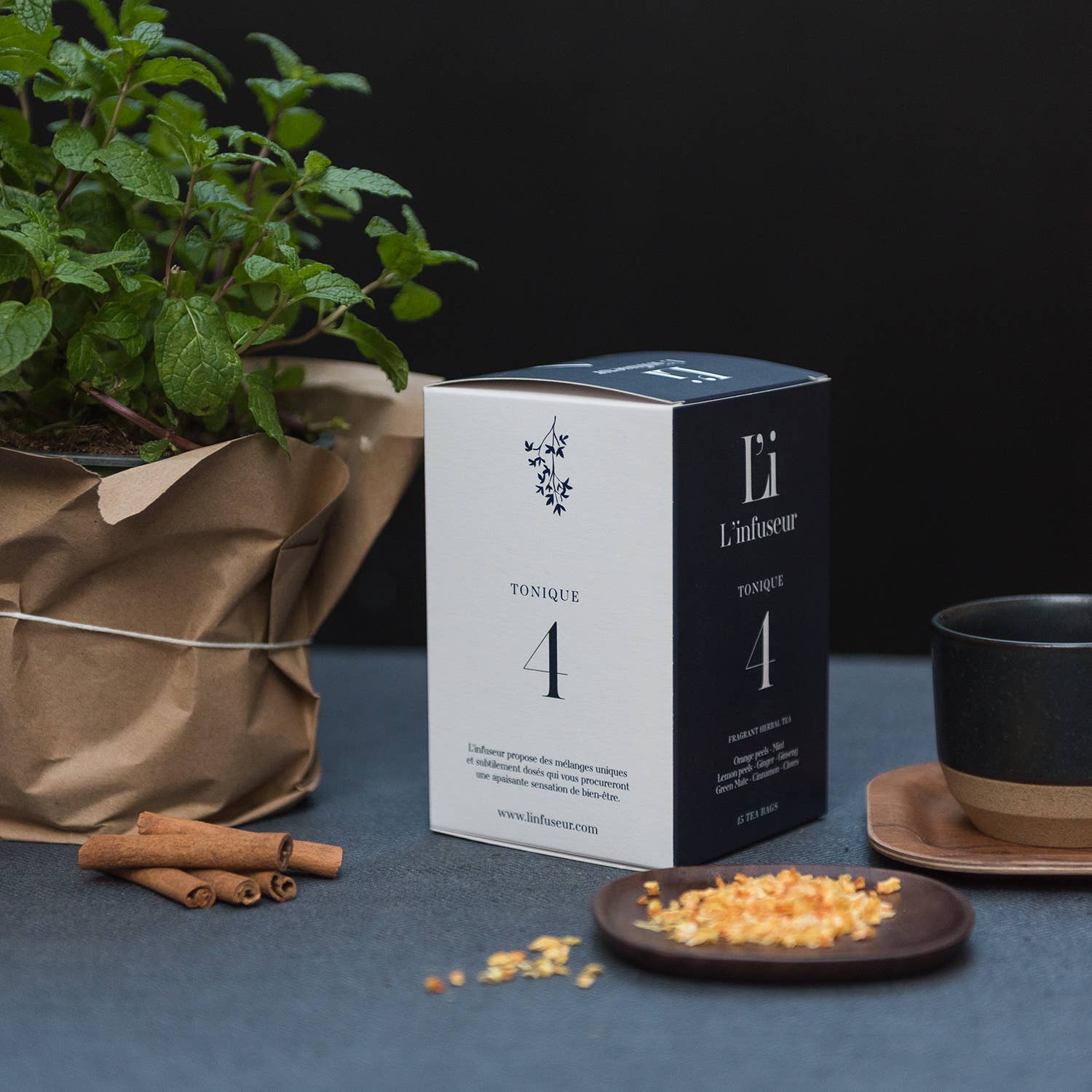 L'INFUSEUR - Wholesale Health/Detox Tea - Tonic Infusion No. 4 in Sachets (mint, citrus)2