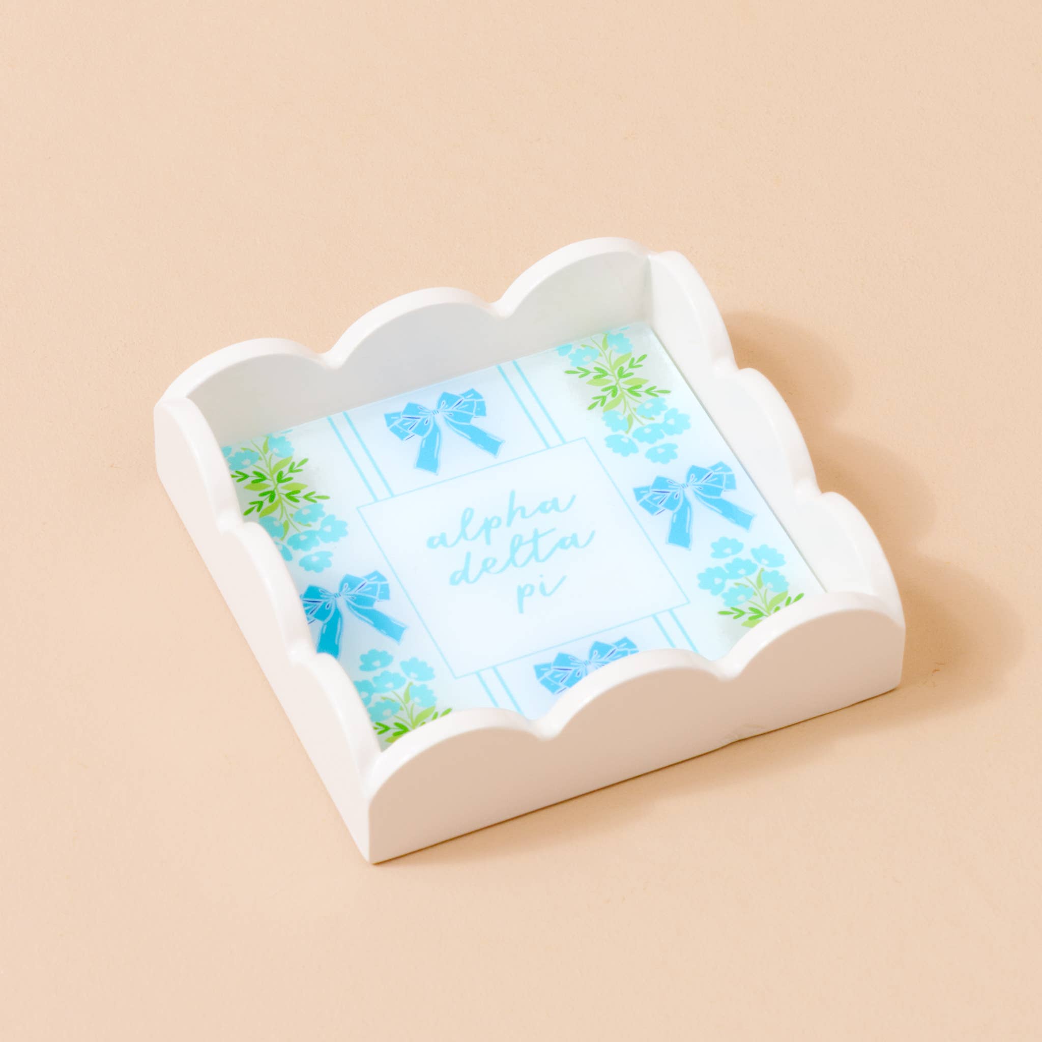 The Darling Effect - Wholesale Keychain - Women's - Sorority Scallop Trinket Tray - 19 Chapters Available17