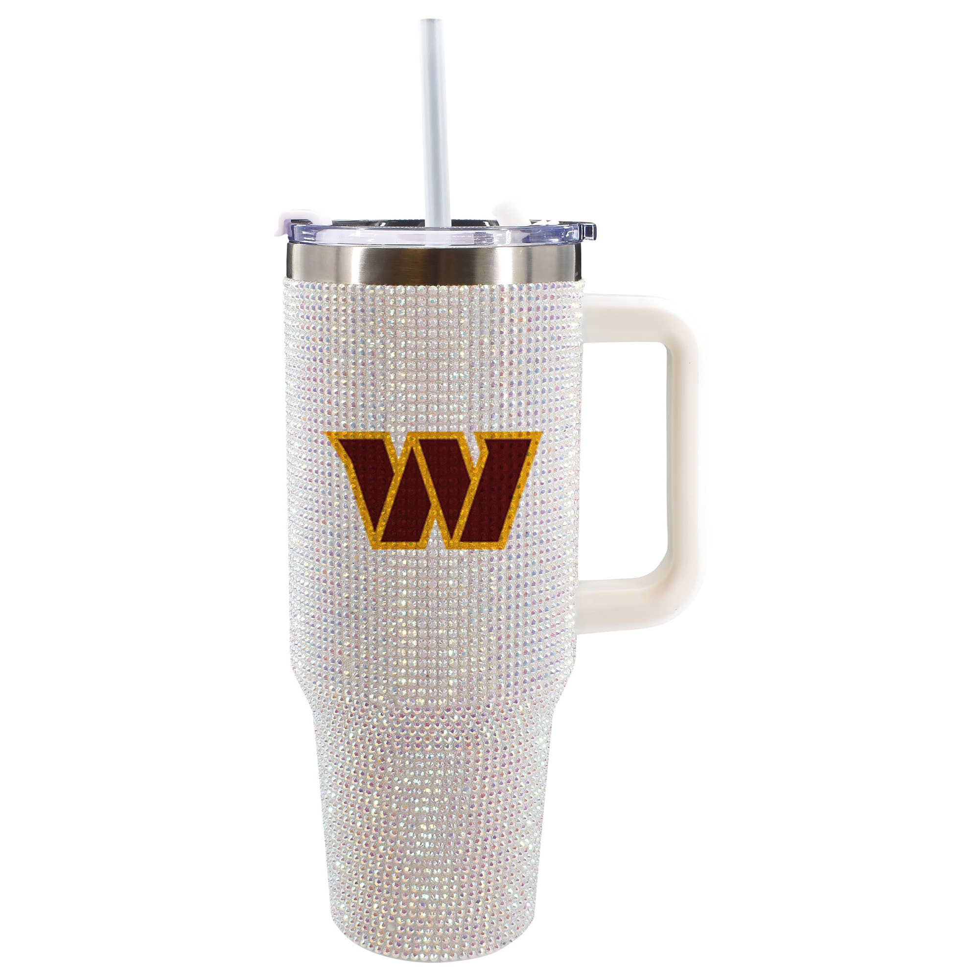 The Memory Company - Wholesale Insulated Mug/Tumbler - 40oz Bling Tumbler, Washington Commanders