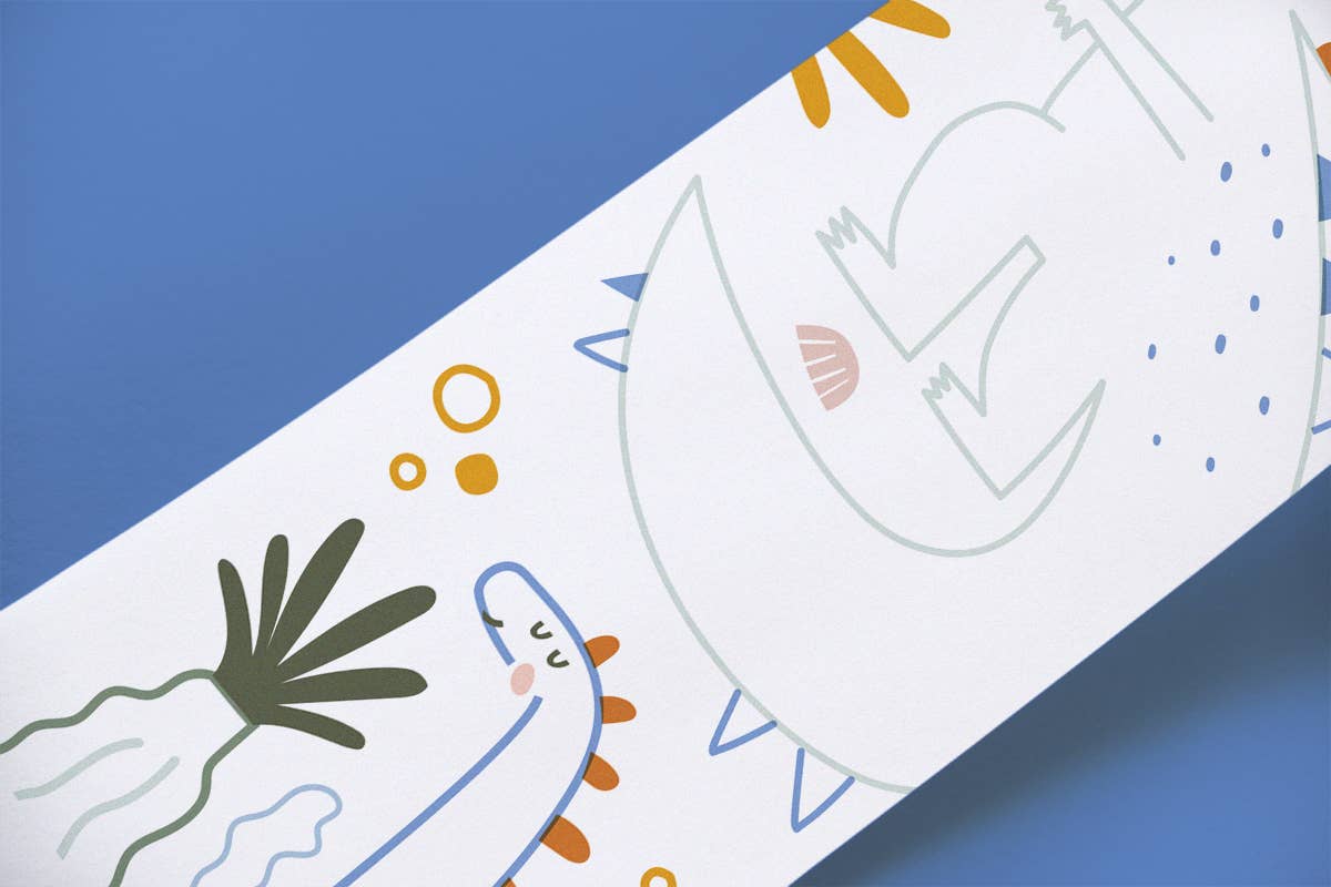 Scrollino - Wholesale Coloring & Activity Book - Kids & Baby - Coloring Book with Dinosaurs - Scrollino DINO Coloring3