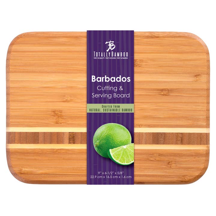 Totally Bamboo - Wholesale Cutting Board - Barbados Bar Board, 9" Bamboo Cutting Board2