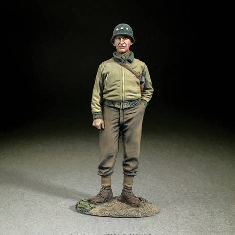 10084 - USAs generalløjtnant Omar Bradley, anden verdenskrig for engroshandel hos W.Britain Model Figures