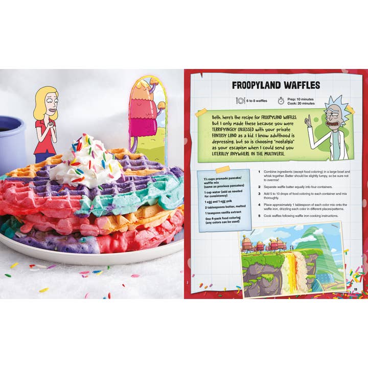 Insight Editions - Wholesale Cookbook - Rick and Morty: The Official Cookbook
