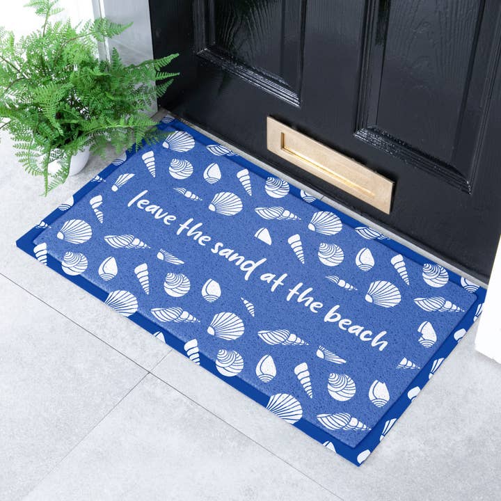 Leave The Sand At The Beach Doormat (70 x 40cm) for wholesale by Artsy Mats