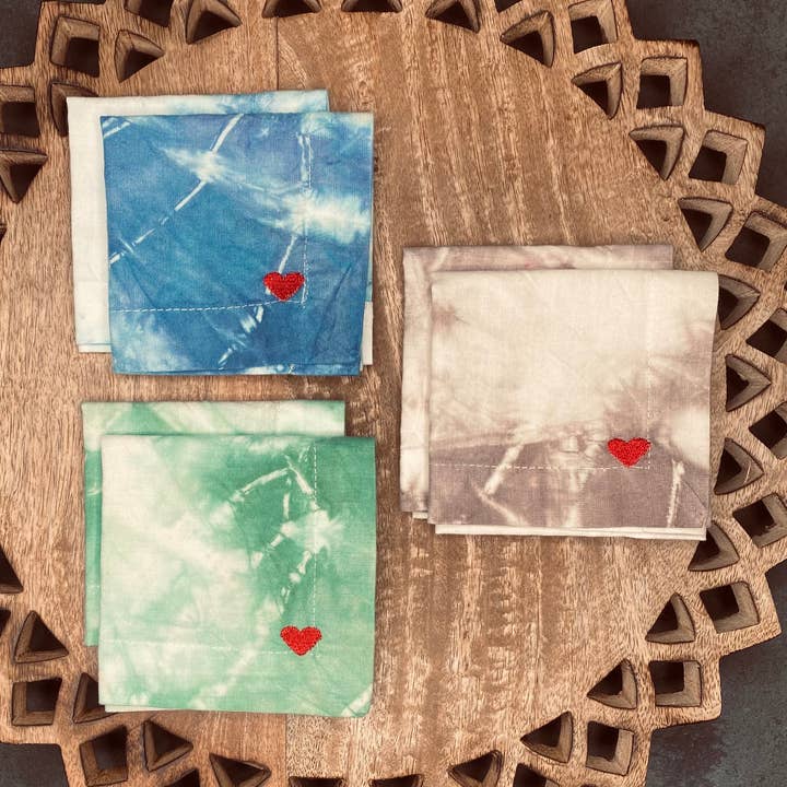 Lucky Penny LA - Wholesale Dinner & Cloth Napkin - Kids Lunch with Love Neutral Cloth Napkins0