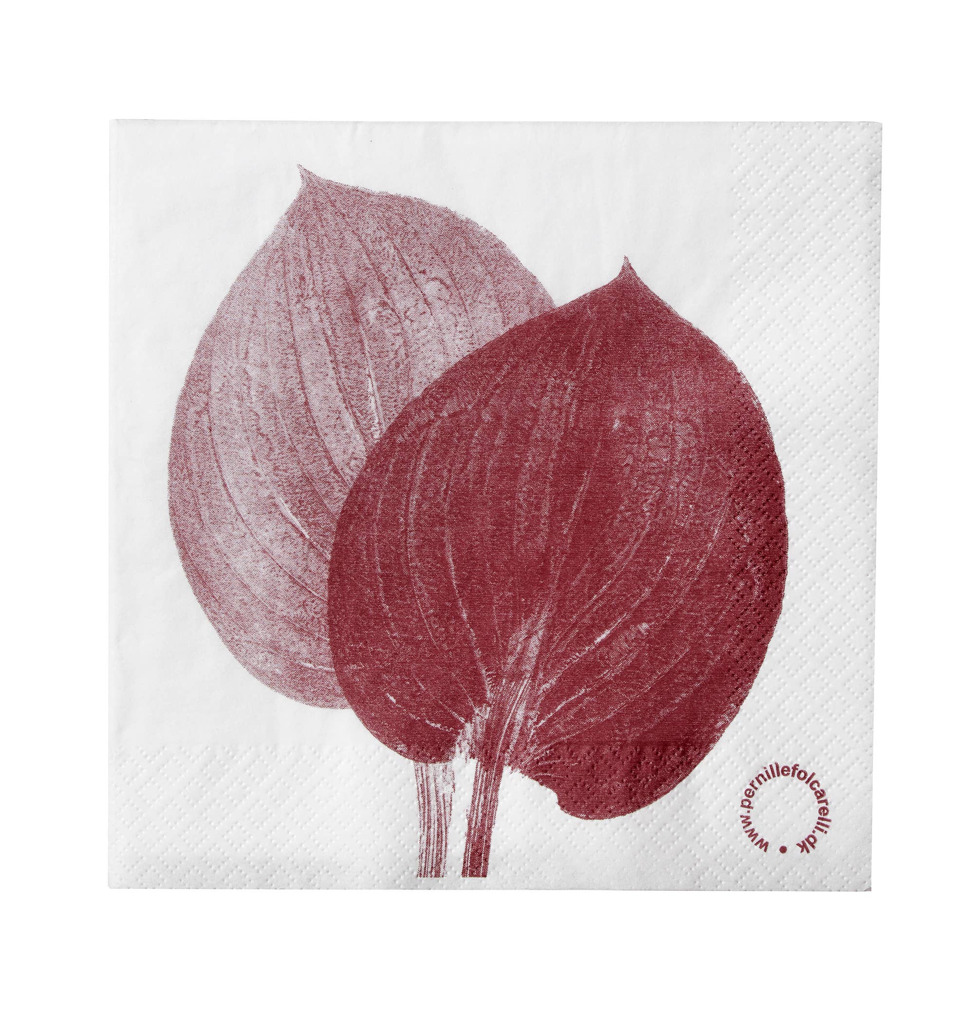 PERNILLE FOLCARELLI - Wholesale Wegwerpservet - Servetten diner - hosta bordeaux1
