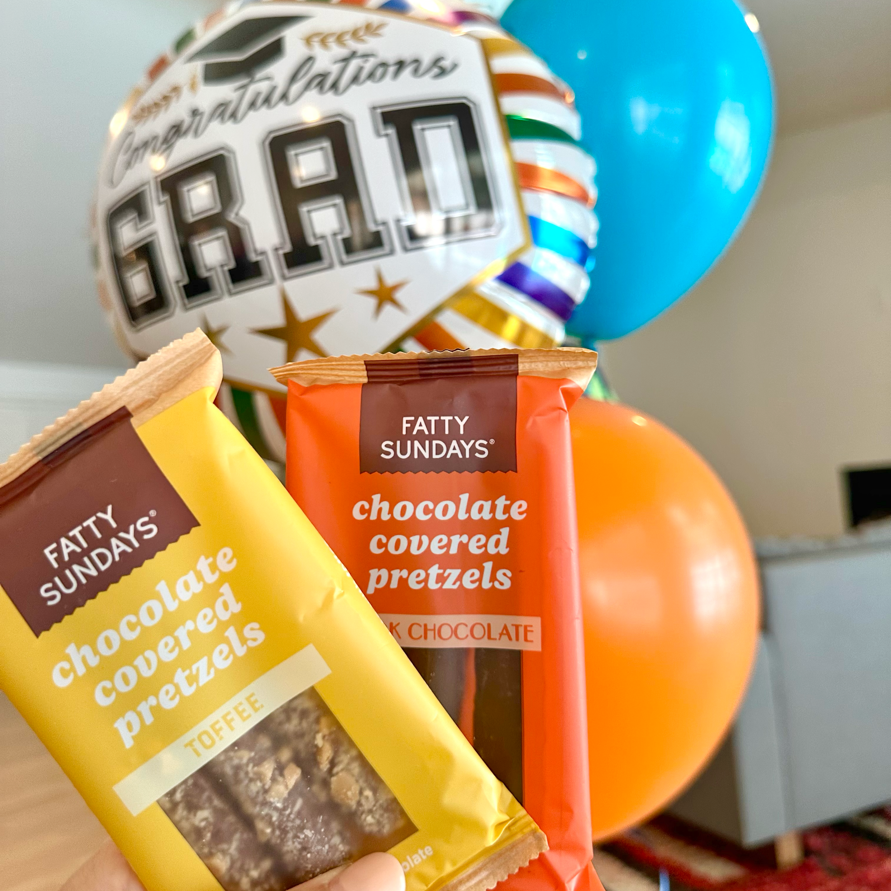 Fatty Sundays - Wholesale Chocolate Covered Sweets - Toffee Chocolate Covered Pretzels (3-pack)2