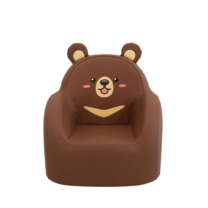 Chocolate Dwinguler Character Kids Sofa - Moon Bear for wholesale on Faire