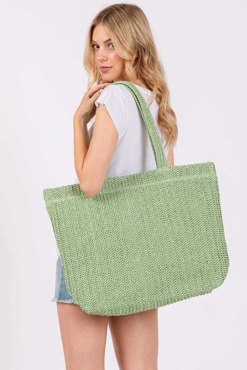 Anarchy Street – Engroshandel Tote bag - Dame – Stor hæklet strånettaske6