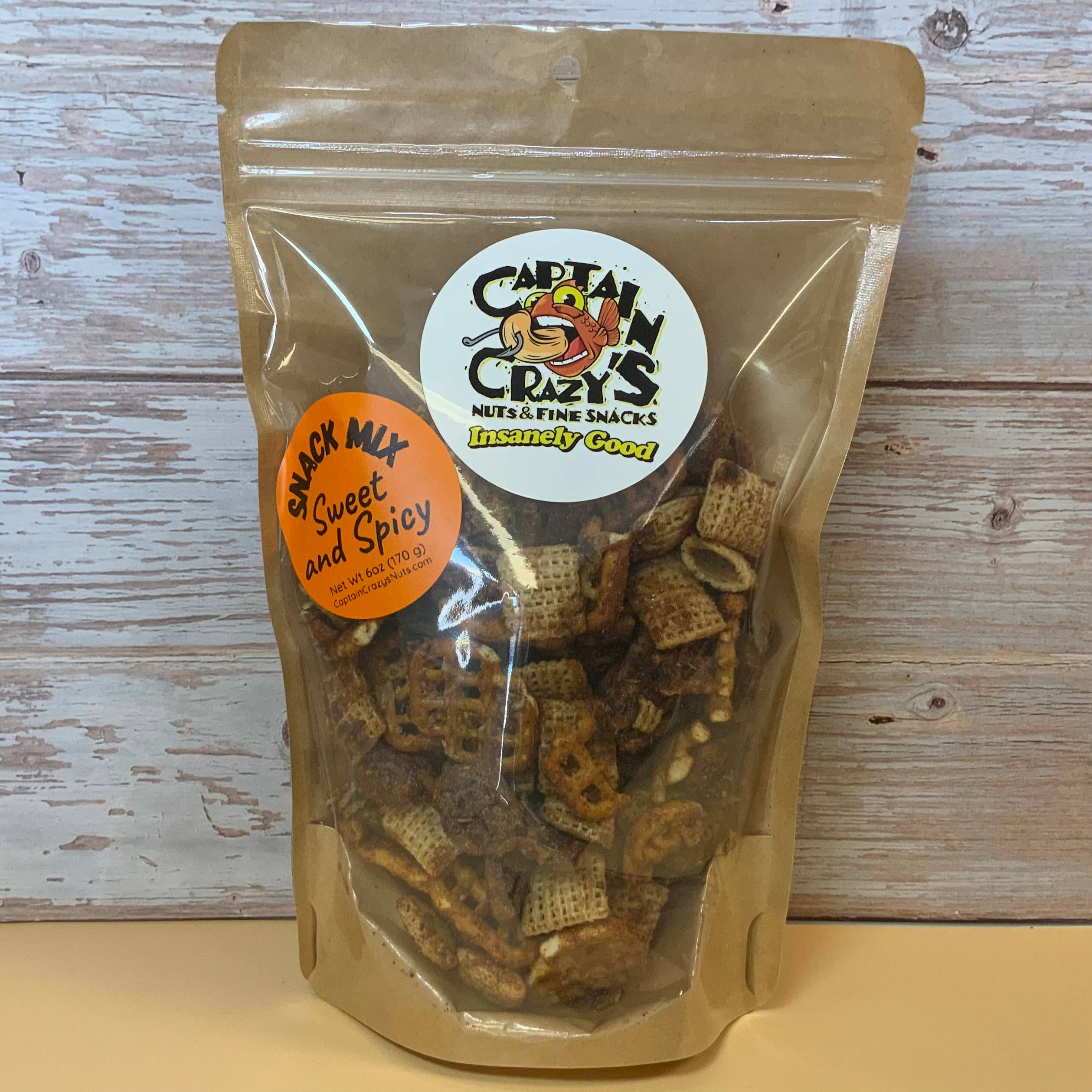 Captain Crazy’s Nuts and Fine Snacks - Wholesale Trail Mix - SWEET AND SPICY Nutty Snack Trail Mix1