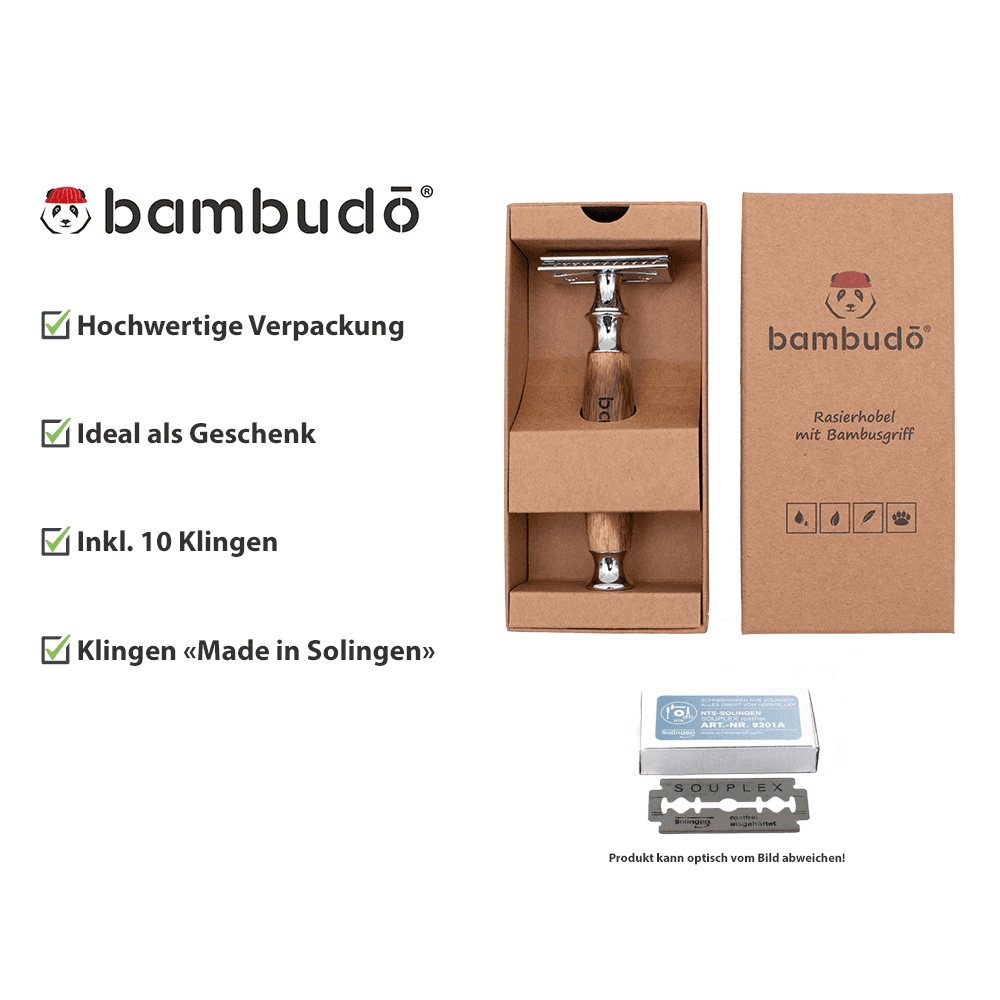 bambudō - Wholesale Razor - Razor with 10 Solingen steel blades1