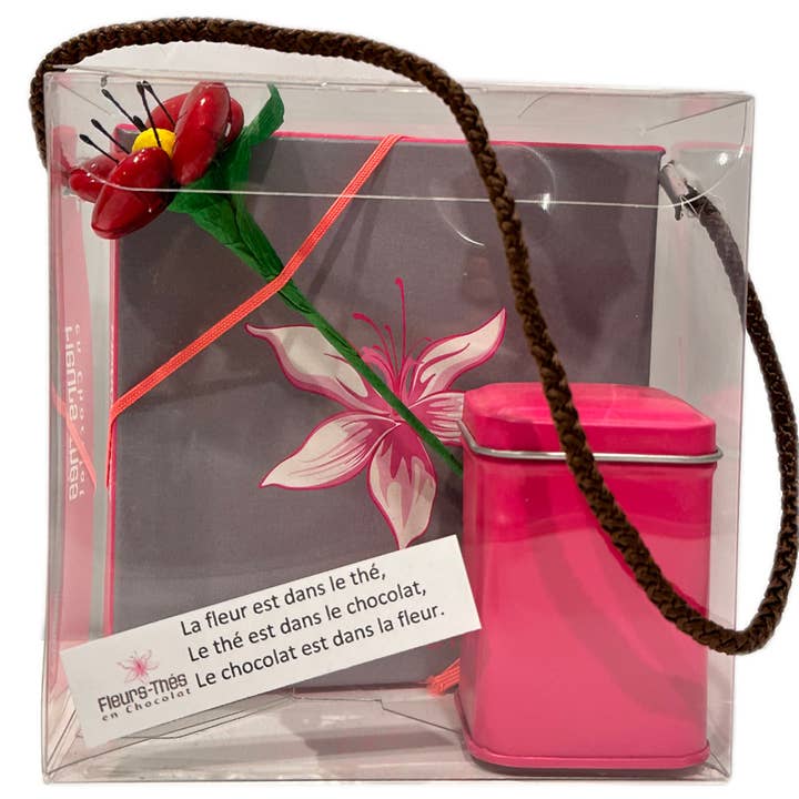 Box Parc Tête d'Or tea dragees and chocolates for wholesale by Fleurs-Thés en chocolat