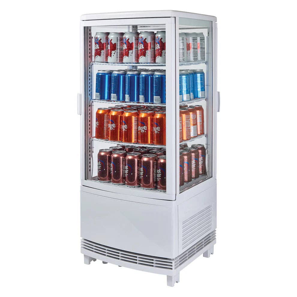 EcoQuality - Vente Support/étui pour présentoir - CRD-1/1K, 110-120V Vitrine Réfrigérée de Comptoir pour Boissons, EA3