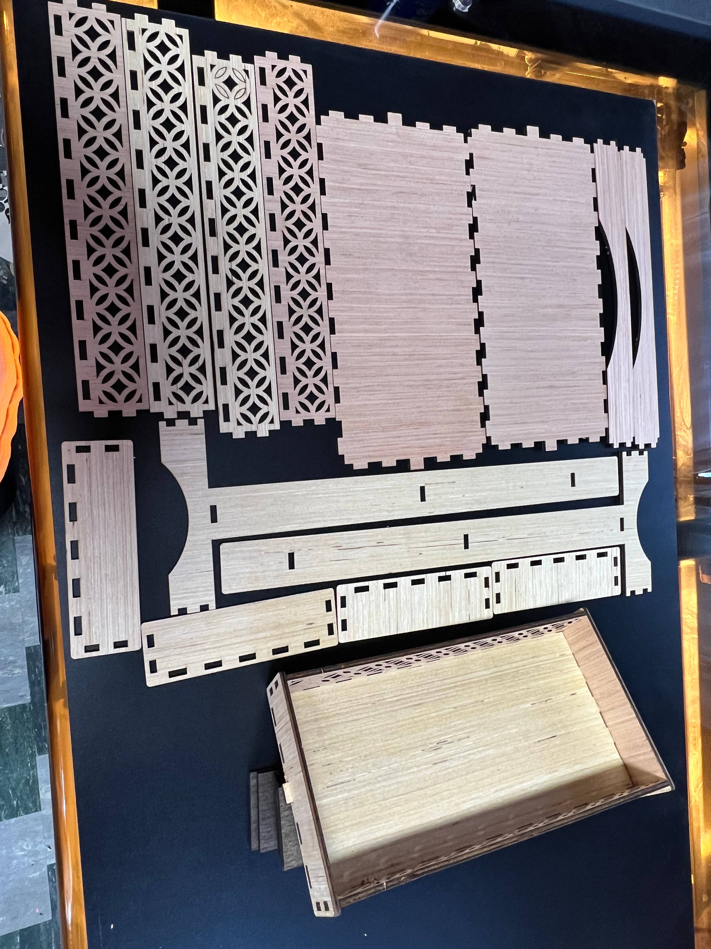 Kate's Blanks - Wholesale DIY Craft Kit - 3 Tier Ornate Style Tiered Tray Ki2