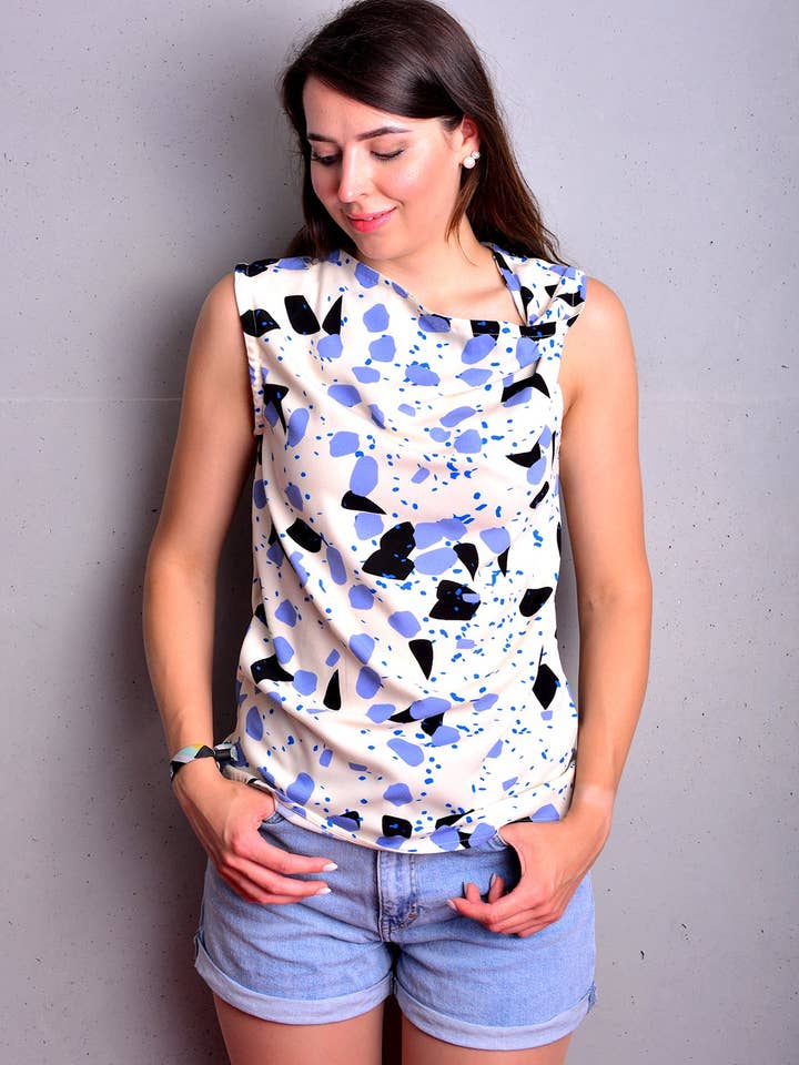 FRAUKE white blouse by STADTKIND POTSDAM for wholesale by Stadtkind Potsdam