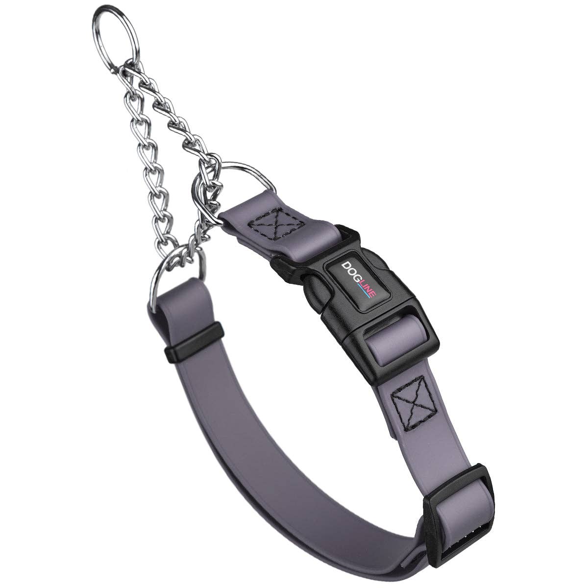 Dogline - Vente Collier – chien - Collier martingale ajustable en Biothane avec boucle à dégagement rapide12