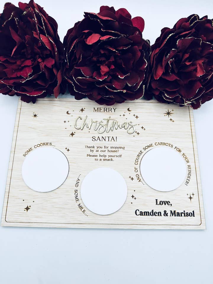 Personlig jultomtebricka | Kakbräda för wholesale av Marden S Design