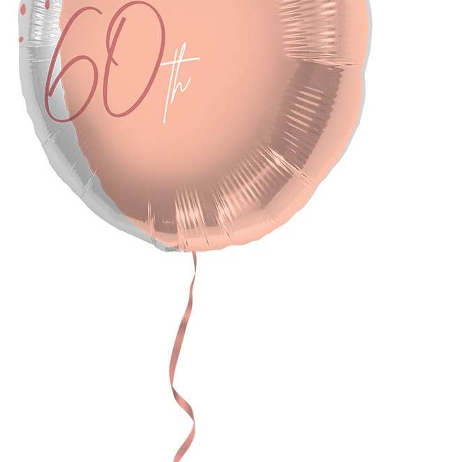 60 års fødselsdag Lush Blush Folieballon - 45cm for engroshandel hos Folat