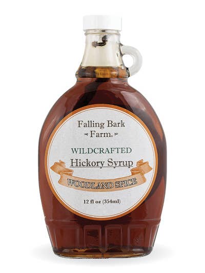 Woodland Spice Hickory Syrup - 12 Oz for wholesale by FALLING BARK FARM