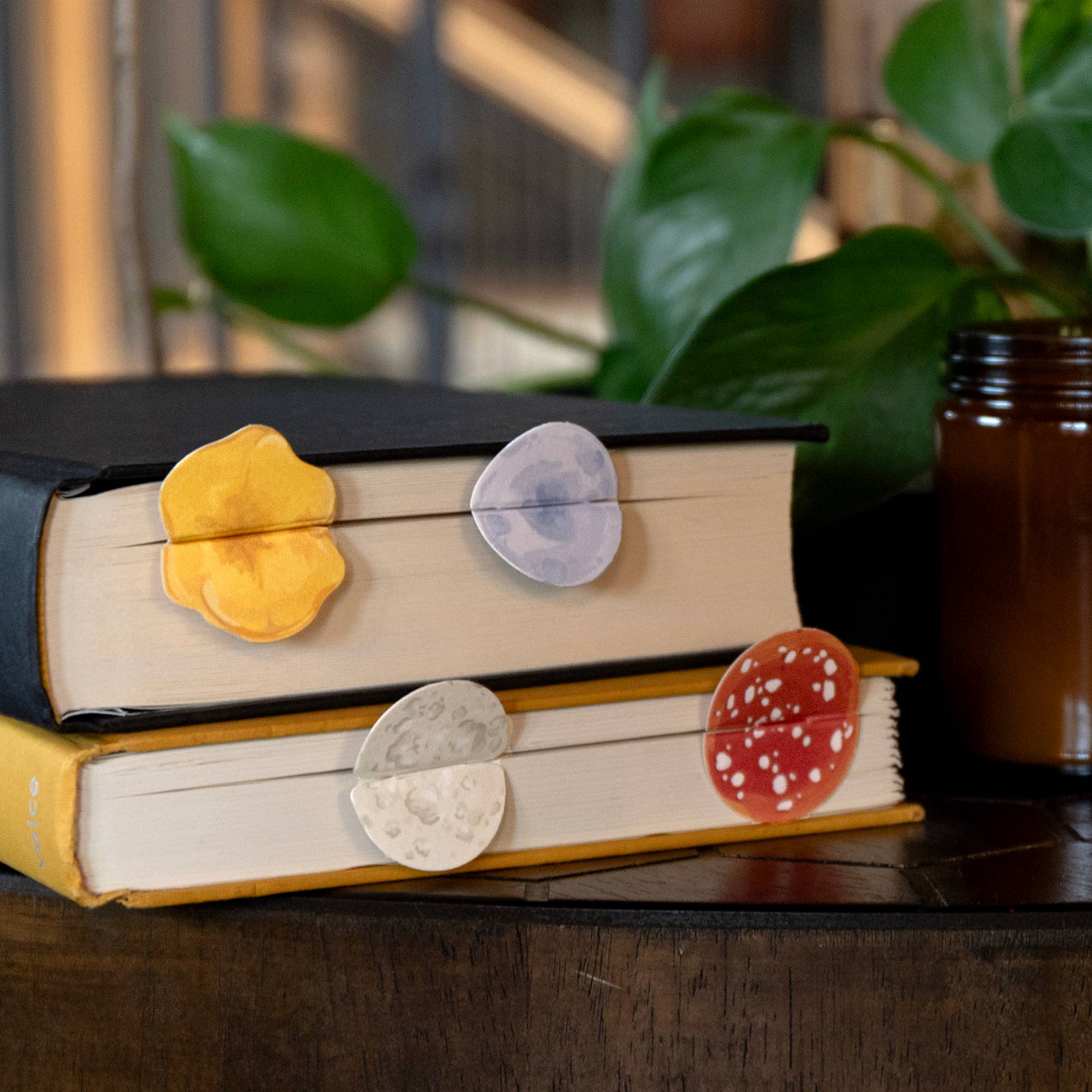 1canoe2 | One Canoe Two Paper Co. - Wholesale Bookmark - Mushroom Pop-up Bookmark Set of 40