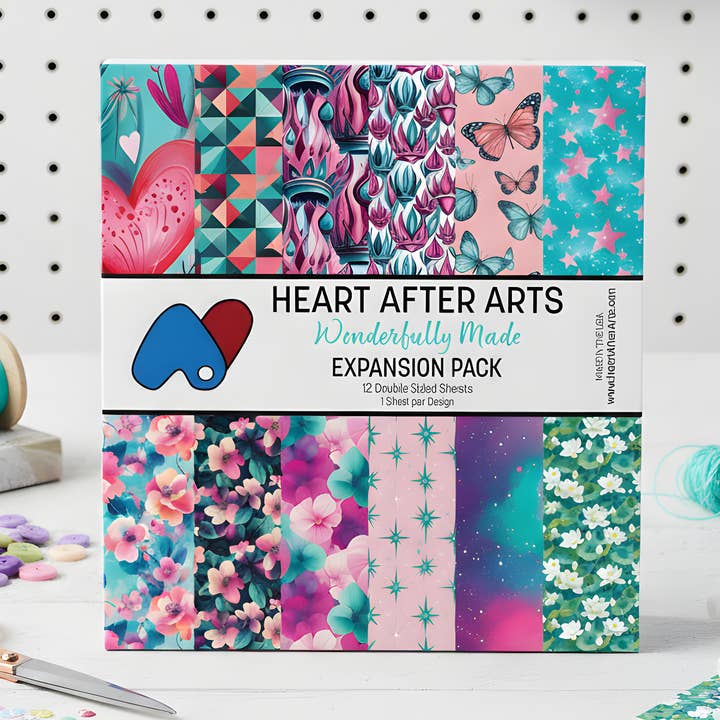 Bible Christian Faith Women's Empowerment Scrapbook Paper #2 for wholesale by Heart After Arts