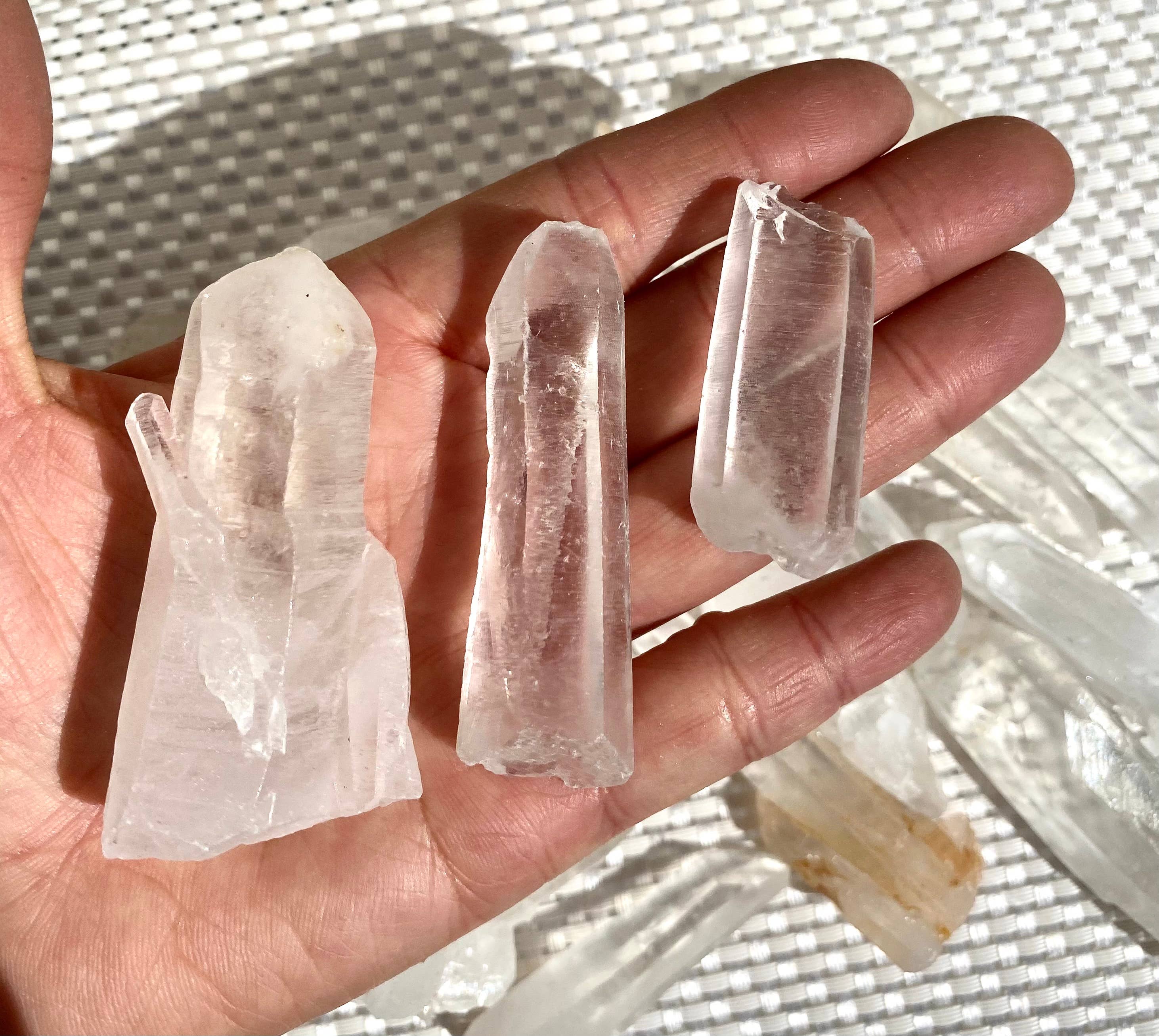 KayleeNYC - Wholesale Spiritual Stone/Crystal - Wholesale Lot 1 Lb Natural Lemurian Quartz Wand Raw Crystal10