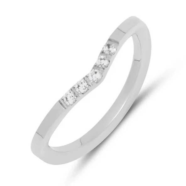 Melano Friends Charly CZ Ring Silver for wholesale by Melano Jewelry