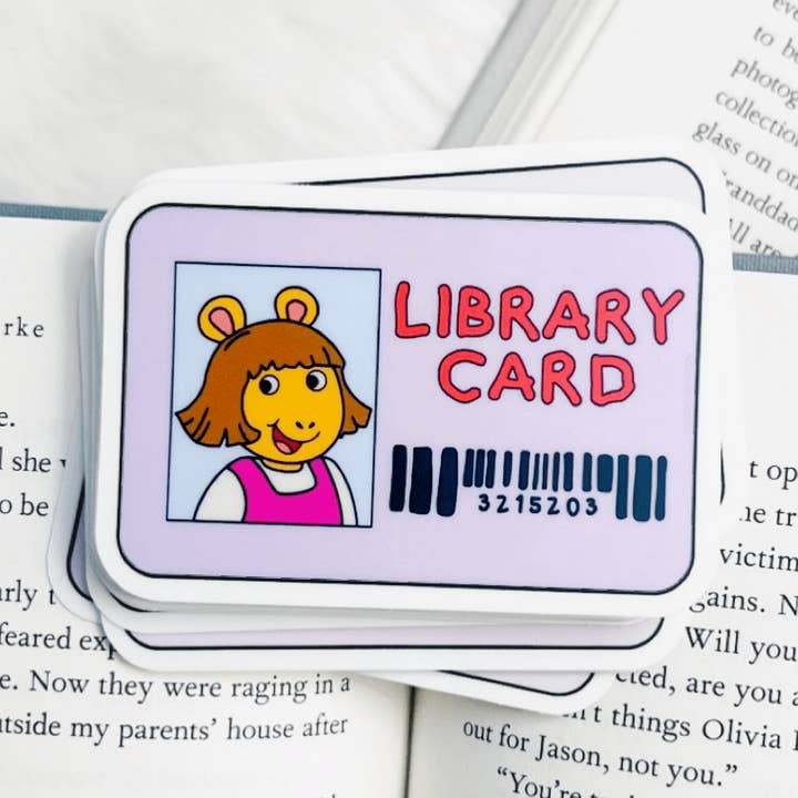 Pegatina de tarjeta de biblioteca de hermana para venta al por mayor de My Secret Copy