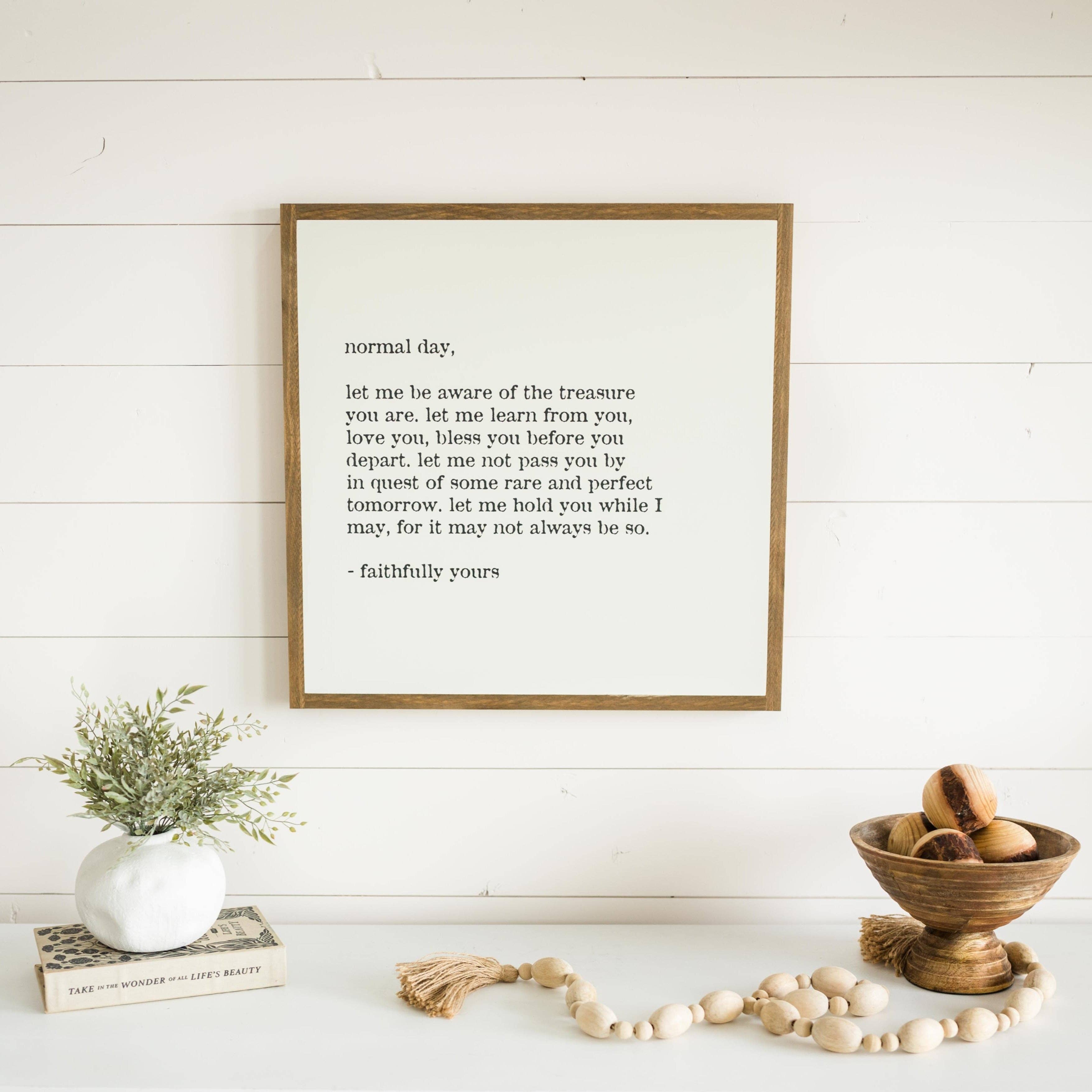 Joyfully Said - Wholesale Sign - Normal Day | Wall Art0