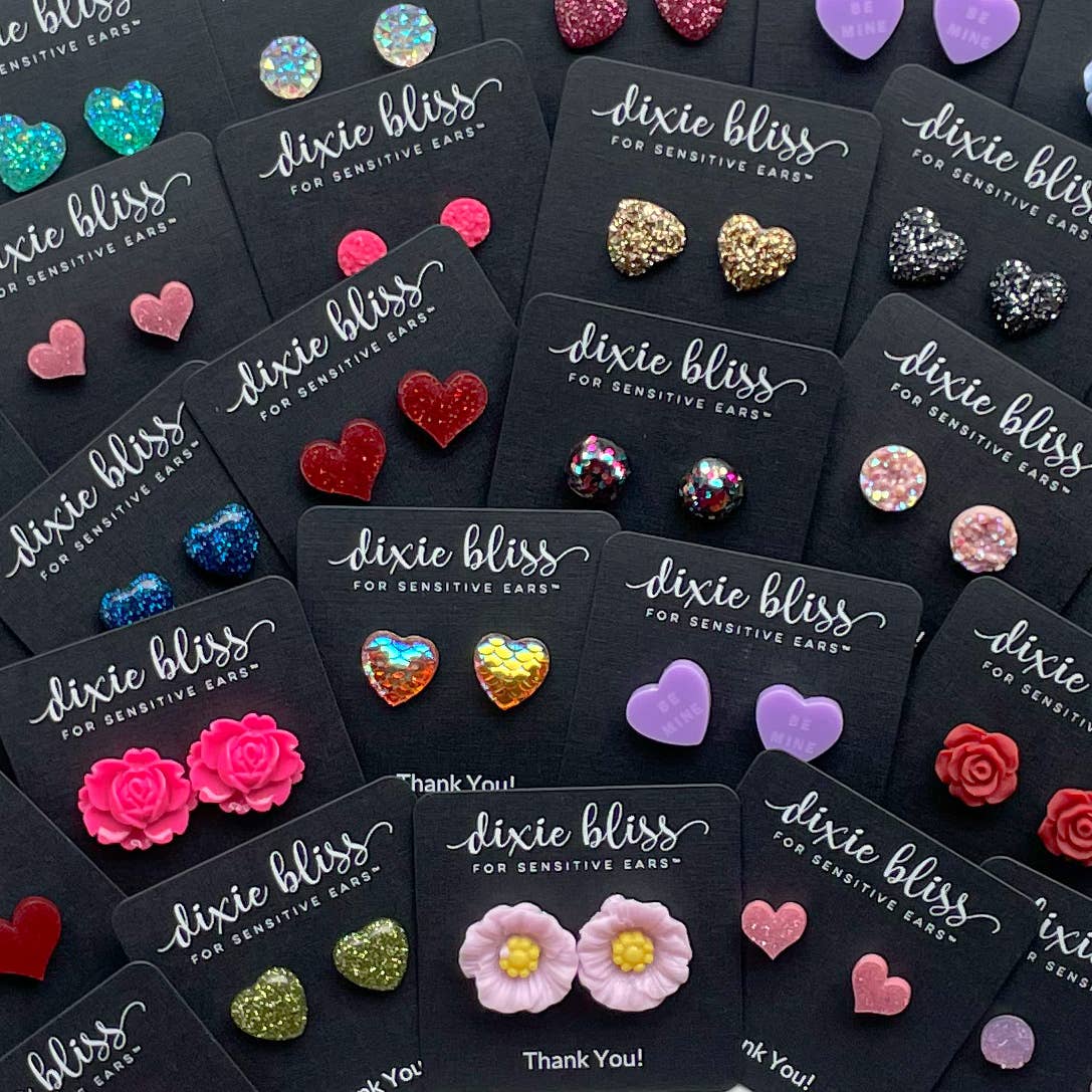Dixie Bliss - Wholesale Stud/Post Earrings - Valentines PROMO stud earring pack- freebies, gifts3