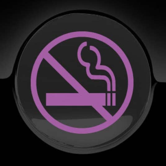 WinsterCreations™ – wholesale Sticker – No Smoking Fuel Cap Cover Car Sticker1