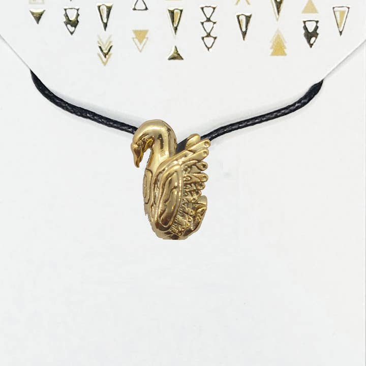 My Totem Tribe – Colar pingente/pendente por atacado – Colar de contas tribais Swan My Totem Tribe Spirit Animal7