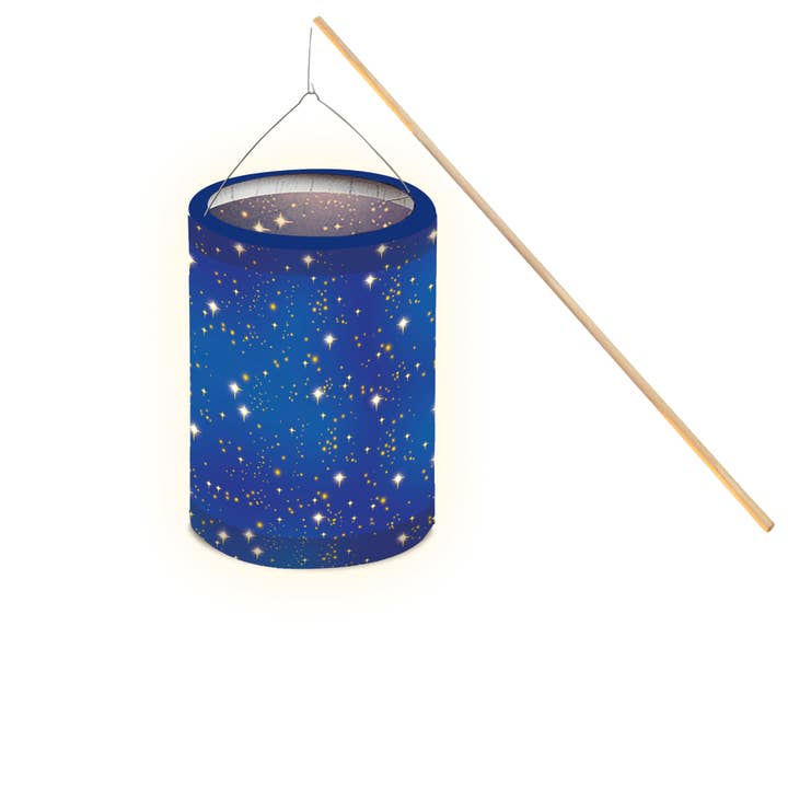 URSUS® / Buntpapierfabrik Ludwig Bähr GmbH & Co. KG - Wholesale DIY Craft Kit - Lantern craft kit 7 “Starry sky”