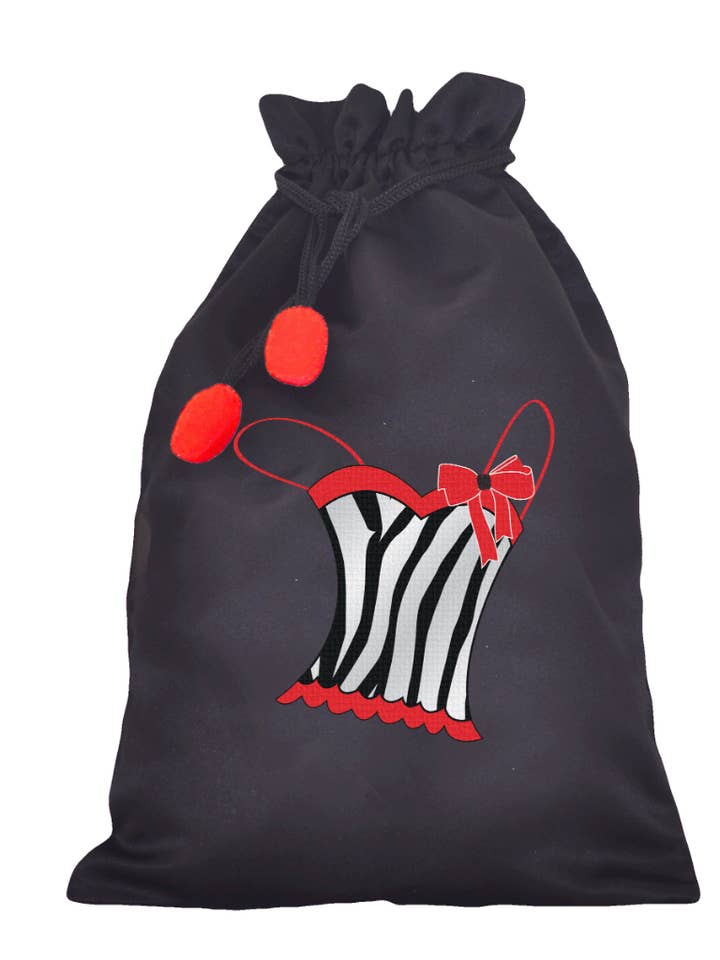 Zebra Cami Lingerie Bag for wholesale by Zazendi