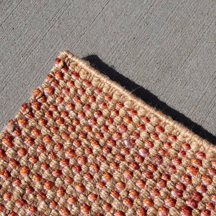 MATIAS MOELLENBACH – wholesale Dörrmatta – Tung Jute dörrmatta - röd3