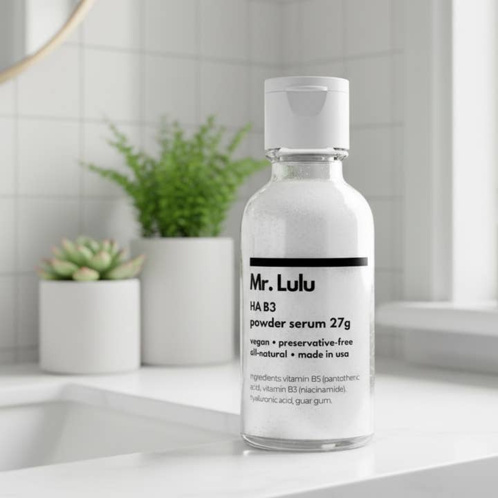 HA B3 Powder Serum for wholesale by Mr. Lulu Skincare
