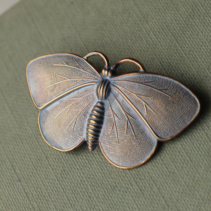 Silk Purse, Sow's Ear - Wholesale Brooch - Moth Butterfly Brooch