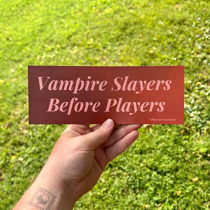 Glitter and Toadstools - Wholesale Magnet - Vampire Slayer Removable Bumper Magnet