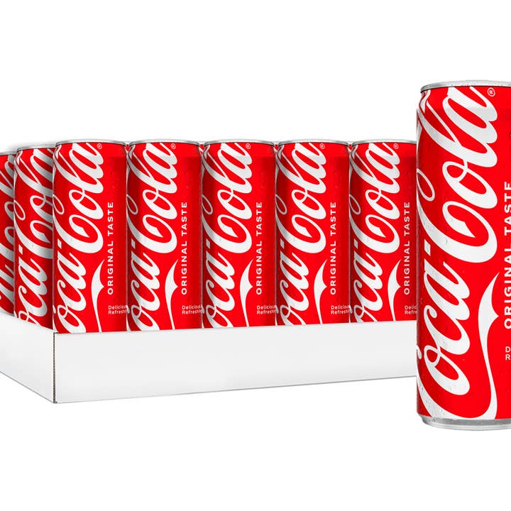 Snacky Candy - Wholesale Soda/Carbonated Drink - Coke Slim Can 24pc 12oz
