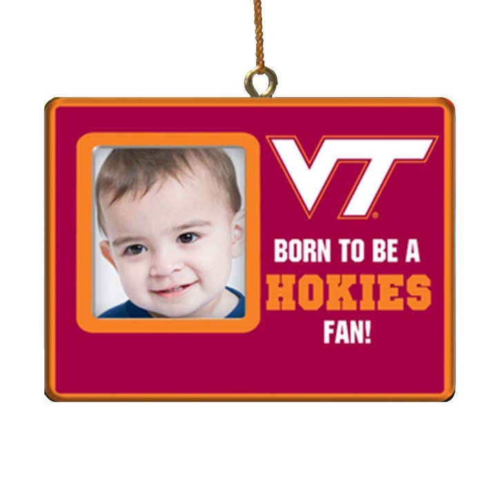 The Memory Company - Wholesale Ornament - Born to Be Ornament, Virginia Tech Hokies0