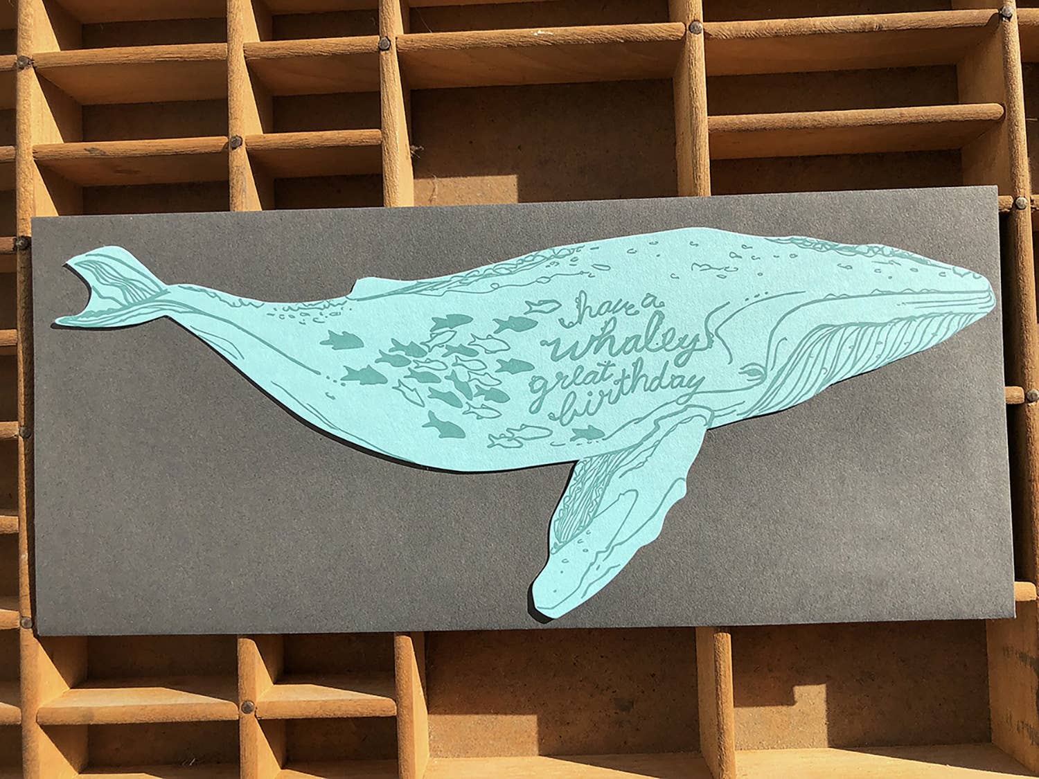 Blackbird Letterpress – Großhandel Geburtstagskarten – Whaley, tolle Geburtstagskarte1