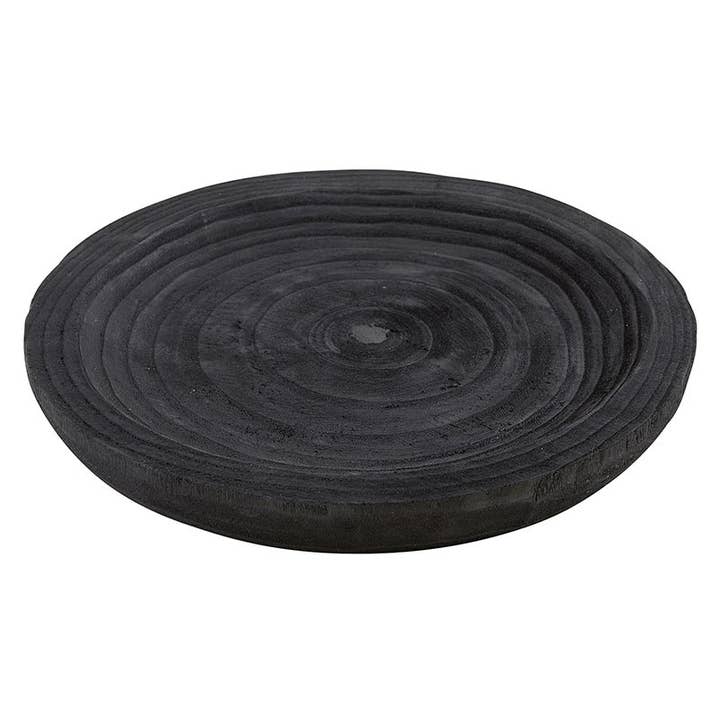 Paulownia Medium Bowl - Black for wholesale by Santa Barbara Design Studio by Creative Brands