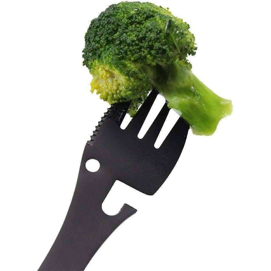 Black Spork Reusable Cutlery and Camping Cutlery Sets sporks for wholesale on Faire10