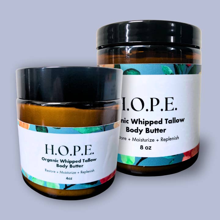 Body Butter | Organic Whipped Tallow for wholesale by HOPE Organic Tallow Products