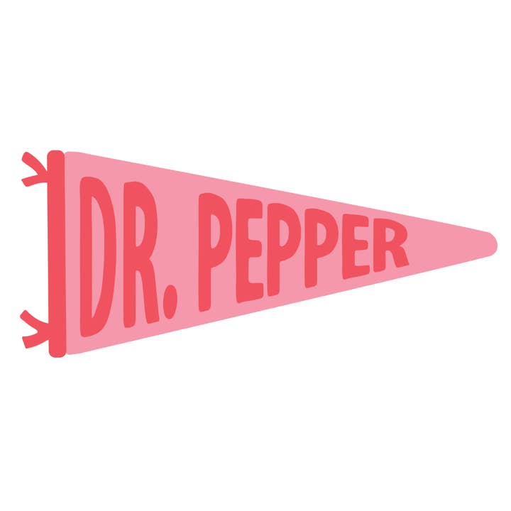 Adesivo Banner Dr. Pepper por atacado de inviting affairs paperie