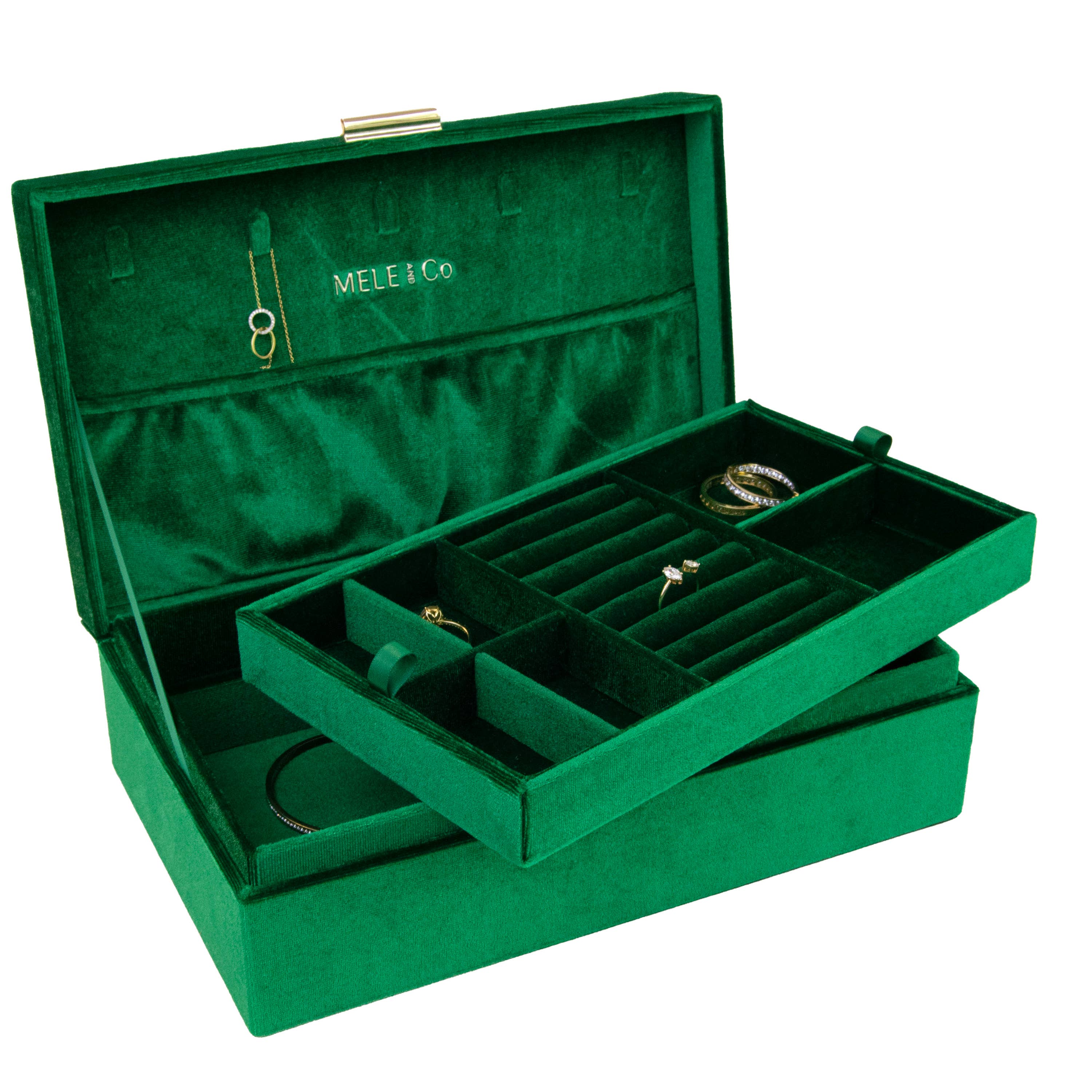 Mele and Co - Wholesale Jewelry Box/Organizer - Mele and Co Jewel Velvet Jewelry Box0