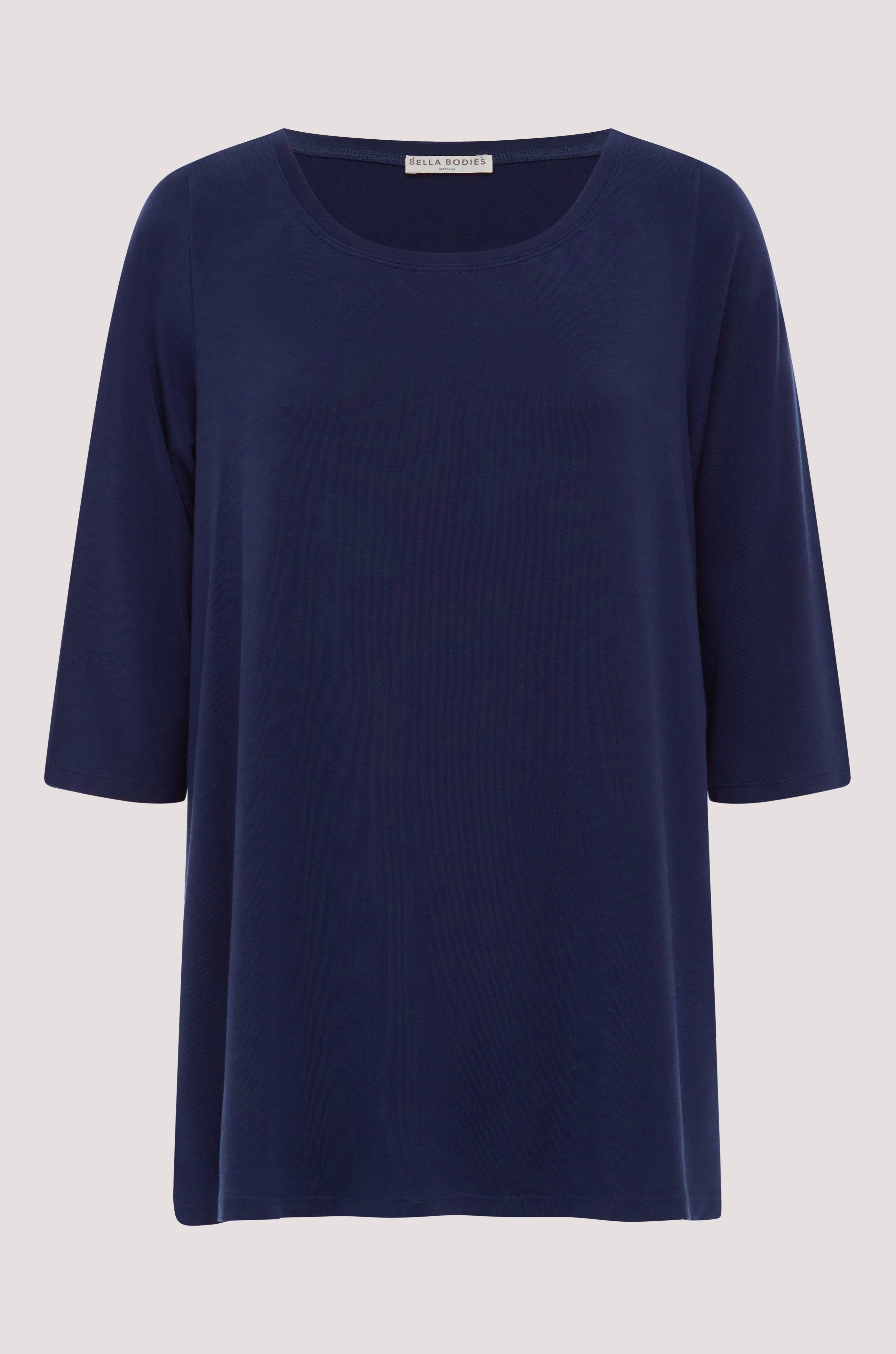 Bella Bodies Australia - Wholesale T-Shirt - Women's - BioLuxe™ Half Sleeve Swing T-Shirt14