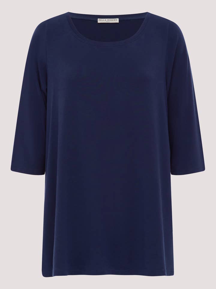 Bella Bodies Australia - Wholesale T-Shirt - Women's - BioLuxe™ Half Sleeve Swing T-Shirt14