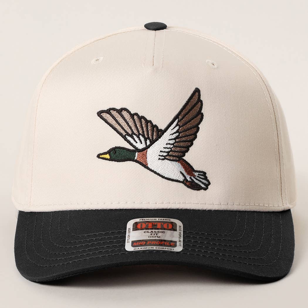 Fashion City - Wholesale Trucker Hat - Unisex - Flying Mallard Graphic Embroidered Trucker Hat 0